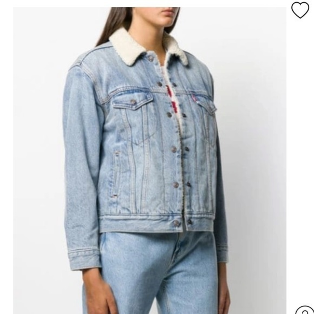 Levi’s original faux shearling lined jacket